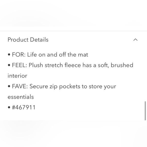 Athleta Retroplush Logo Straight Leg. Large Tall. Black - Picture 6 of 7